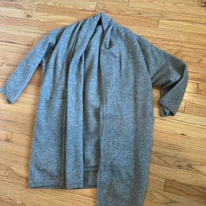 Zara set - gray dress and cardigan